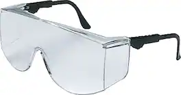 Tacoma - Anti-Fog Safety Glasses, Wraparound, Pair - Black with Clear Lens