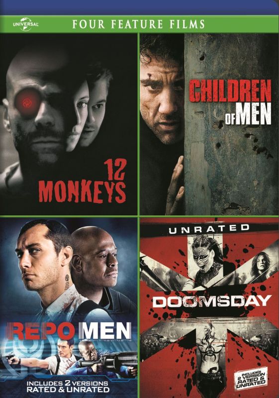 12 Monkeys/Children of Men/Repo Men/Doomsday [4 Discs] [DVD]