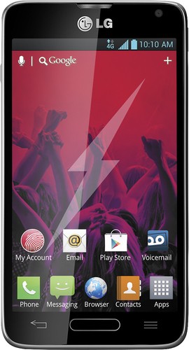  Virgin Mobile - LG Optimus F3 4G No-Contract Cell Phone - Black