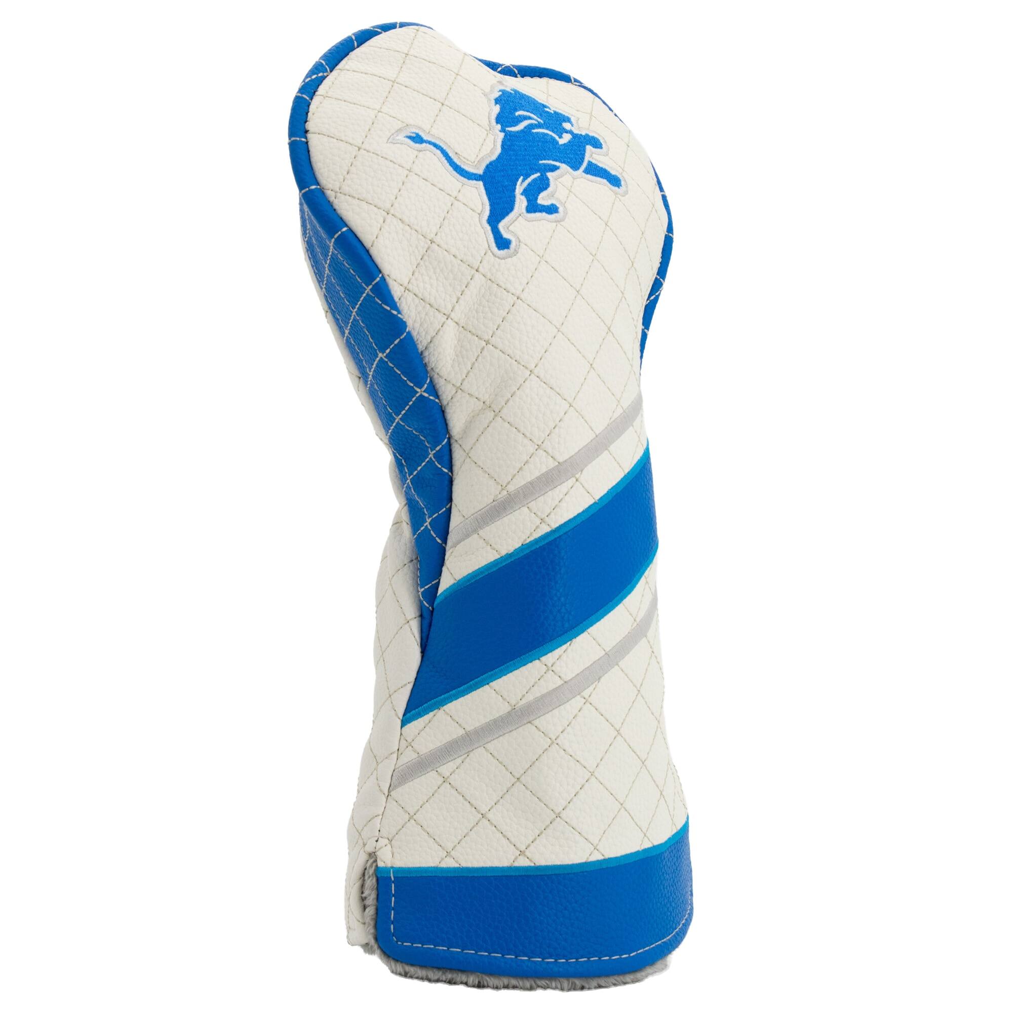 Alt View 2. Team Golf - Detroit Lions Striped Quilted Driver Headcover - Multicolor.