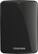 Front Standard. Toshiba - Canvio Connect 500GB External USB 3.0/2.0 Portable Hard Drive - Black.