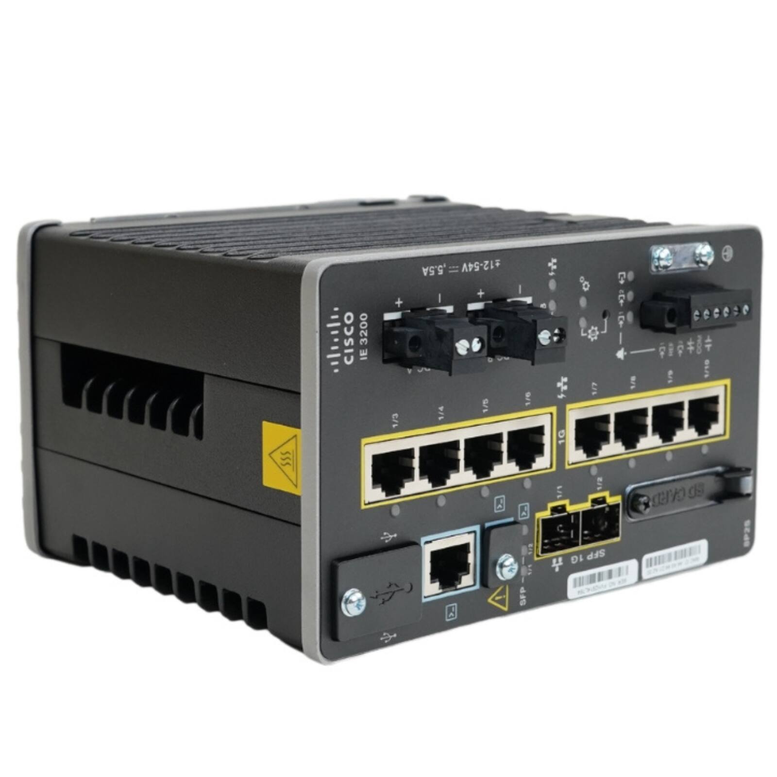 CISCO 3200 IE + 1/3, 5.5A + 12-54V I + 1/5 1/4 A I 5 1G C C D 0 2n /2 7 i NOO Y dS B 5 SFP 10 SFP