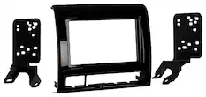 Front. Metra - Dash Kit for Select 2012-2015 Toyota Tacoma DDIN - Charcoal.