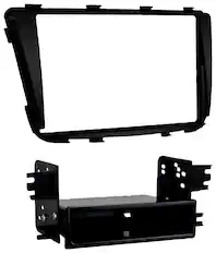 Front. Metra - Dash Kit for Select 2012-2017 Hyundai Accent DIN DDIN - Black.