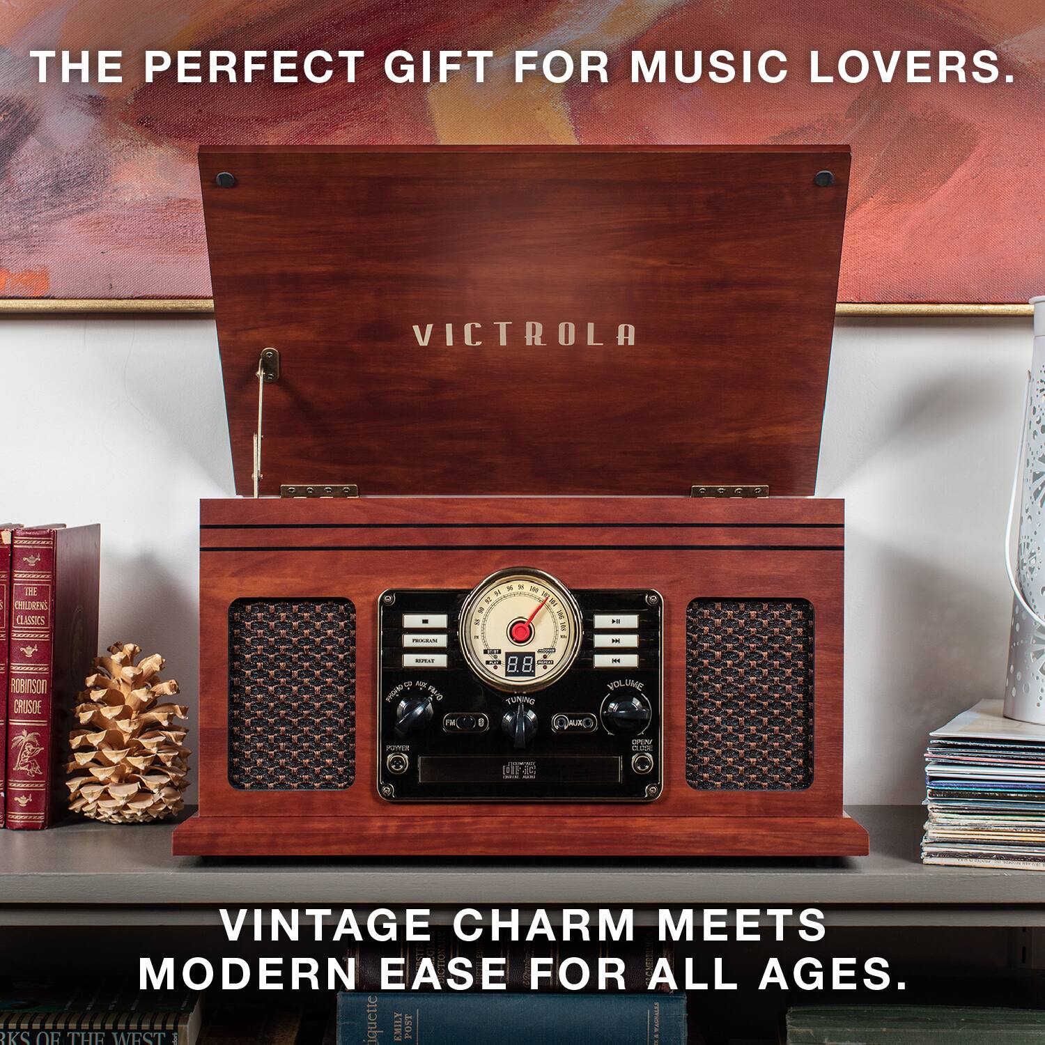 THE PERFECT GIFT FOR MUSIC LOVERS.

VINTAGE CHARM MEETS MODERN EASE FOR ALL AGES.