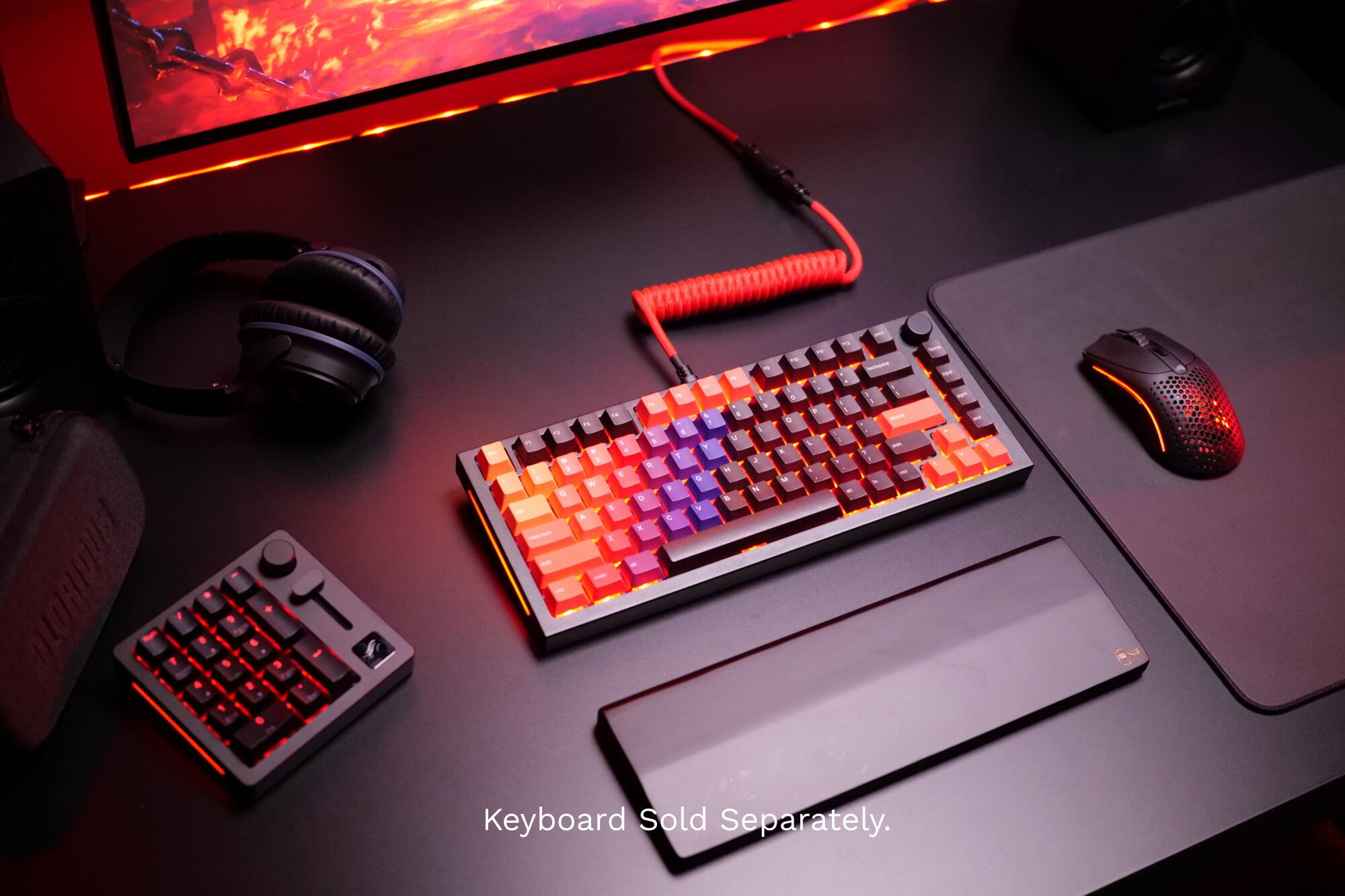 The text in the image is: "Keyboard Sold Separately."