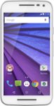 Front Zoom. Motorola - Moto G (3rd Generation) 4G with 8GB Memory Cell Phone (Unlocked) - White.
