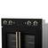 Alt View 4. Forno Appliances - Asti 7.36 Cu. Ft. Electric Double Wall Oven with Upper French Doors and Antique Brass Accents - Black.