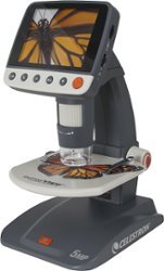 Celestron - Infiniview LCD Digital Microscope - Gray - Angle_Zoom