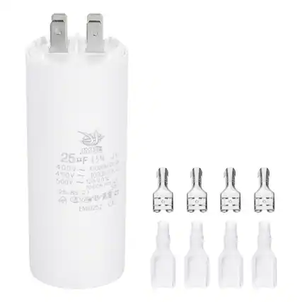 JYUB 25 µF ±5% JY
400V ~ 10000h/CI.B
450V ~ 3000h/CI.C
500V ~ 120/20% 1000h/CI.D
-25/85/21
Po E8 CE EN60252