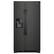 Front. Whirlpool - 25 Cu Ft. Wide Side-by-Side Refrigerator - Black.