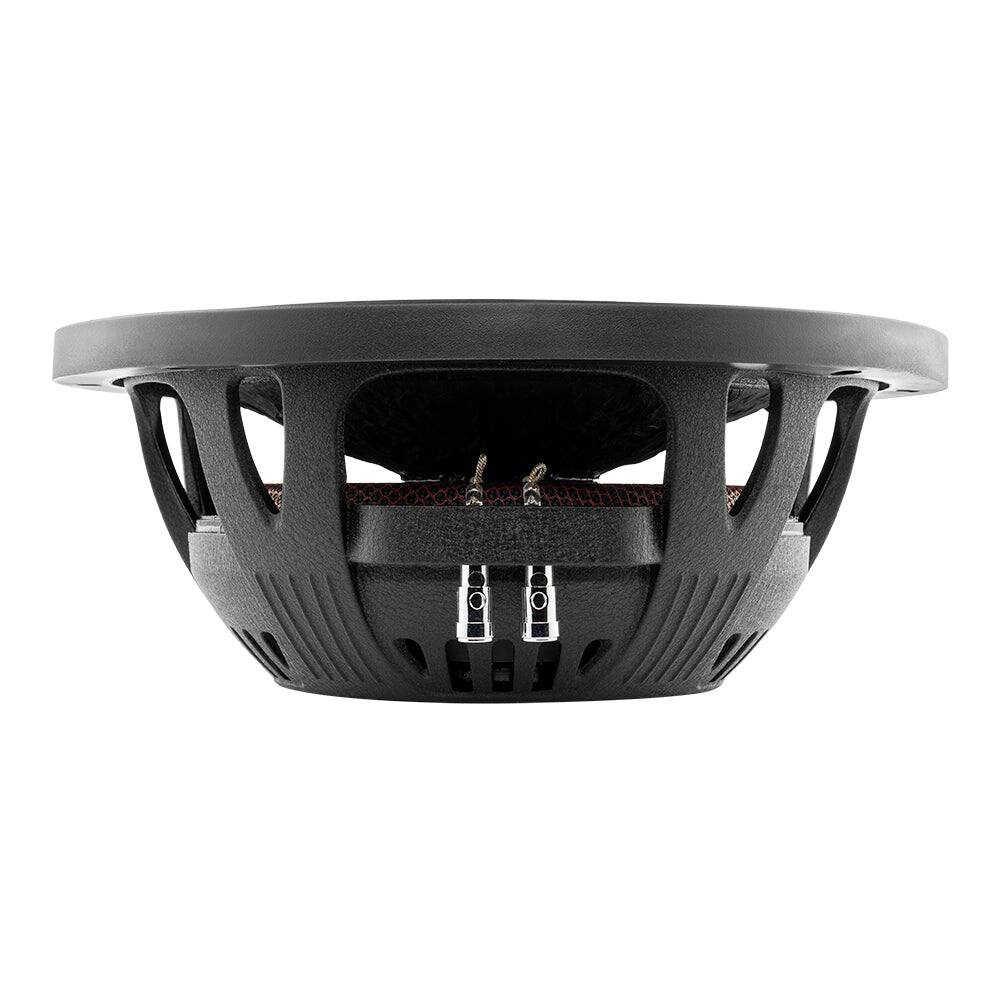 Left. DS18 Audio - IXS 12" Shallow-Mount Fiber Glass Cone Subwoofer, 800W RMS Single 4-Ohm.