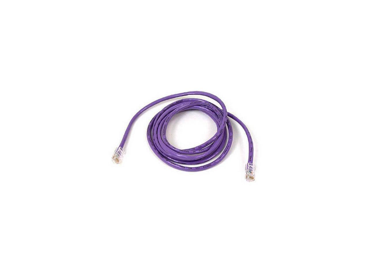 Alt View 1. Belkin - Belkin A3L791-04-PUR 4 ft. Cat 5E Purple CAT 5e RJ45(M-M)  Purple Patch Cable.