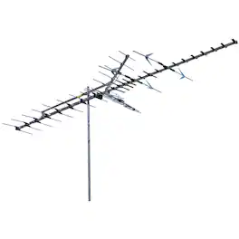 Winegard - Hd7698p Platinum Series Hd7698p Hdtv High-band Vhf/uhf Deep Fringe Antenna With Up To 65-mile Range - Silver