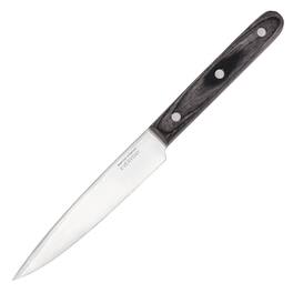 Martha Stewart - Everyday 5 Inch Stainless Steel Utility Knife with Wood Handle - Dark Gray