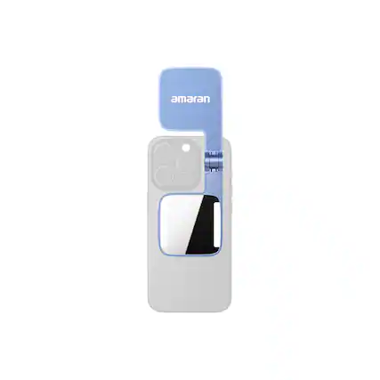 Front. Amaran - amaran Go Bi-Color Ultra Compact Mini Phone Light, Blue.