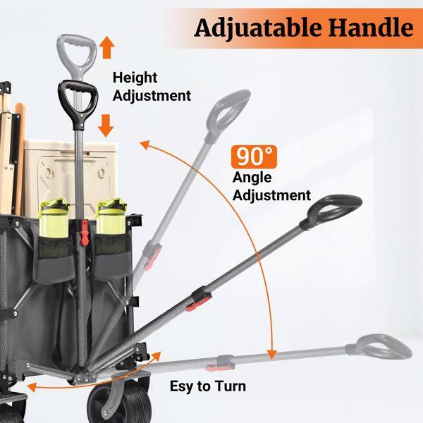 Adjustable Handle  
Height Adjustment  
90° Angle Adjustment  
Easy to Turn