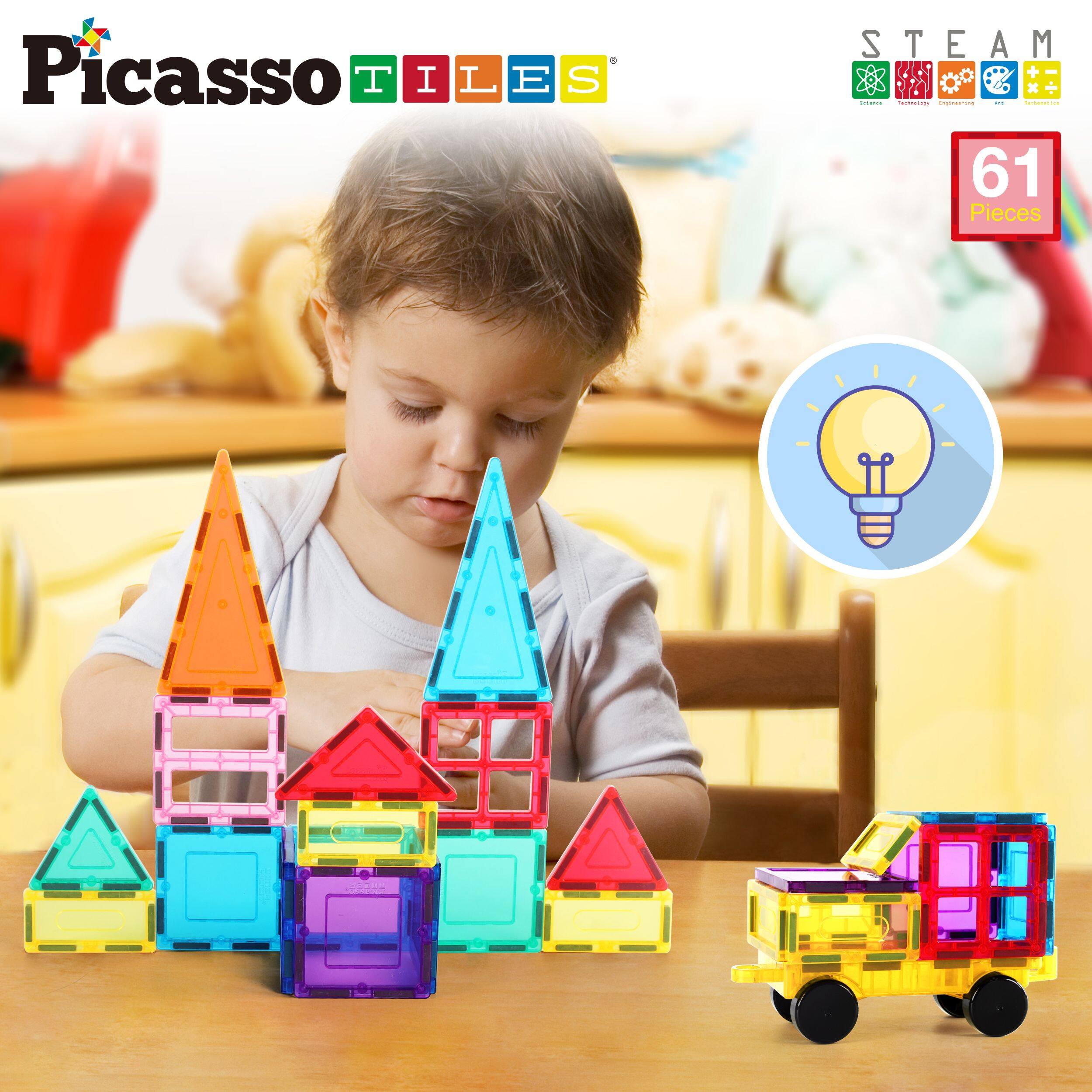 Picasso Tiles | STEAM | 61 Pieces
