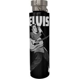 Spoontiques - Elvis Presley Stainless Steel Bottle with Twist Lid 24 ounces - Black