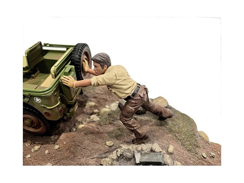 Angle. American Diorama - "4X4 Mechanic" Figure 5 for 1/18 Scale Models by American Diorama - Multi.