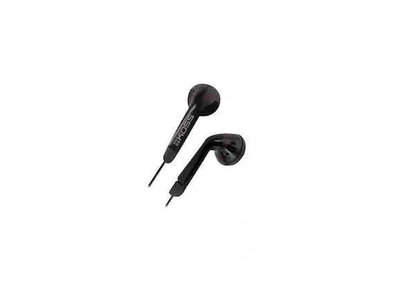 Front. Koss - KOSS Black KE5K (175481) 3.5mm Connector Earbud Earphone (Black) - Black.