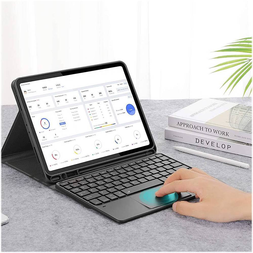 Alt View 17. SaharaCase - Keyboard Folio Case for Apple iPad Pro 11" (2nd, 3rd, and 4th Gen 2020-2022) - Black.