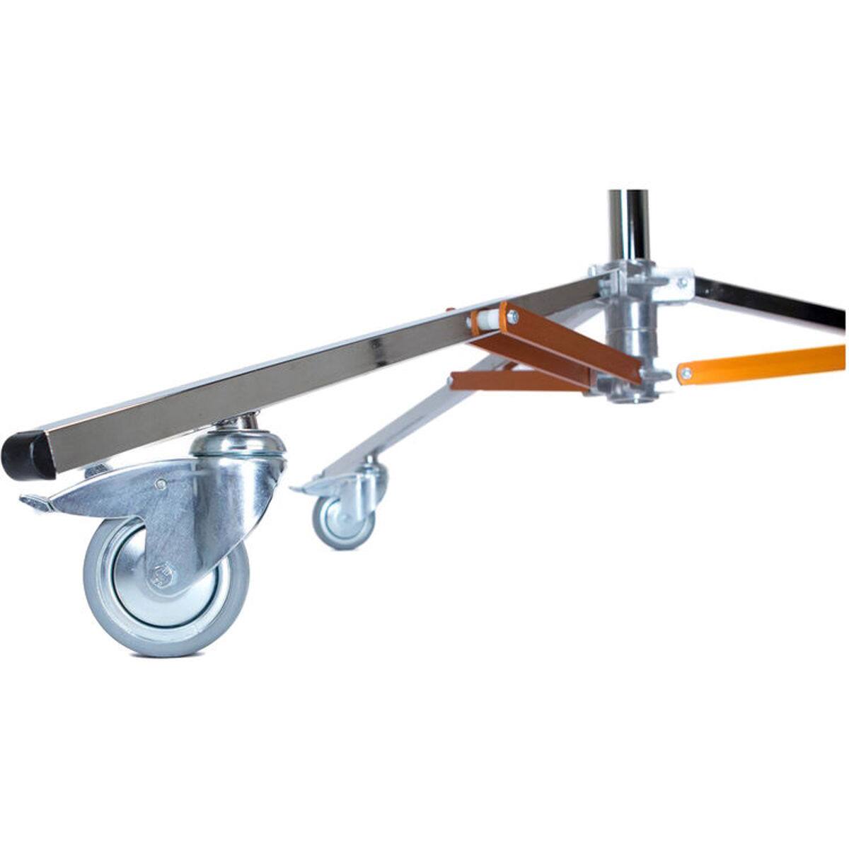 Alt View 2. Matthews - Matthews Medium Overhead Roller Stand, Supports 88 lbs, Maximum Height 167.5",(13.9'), Chrome.