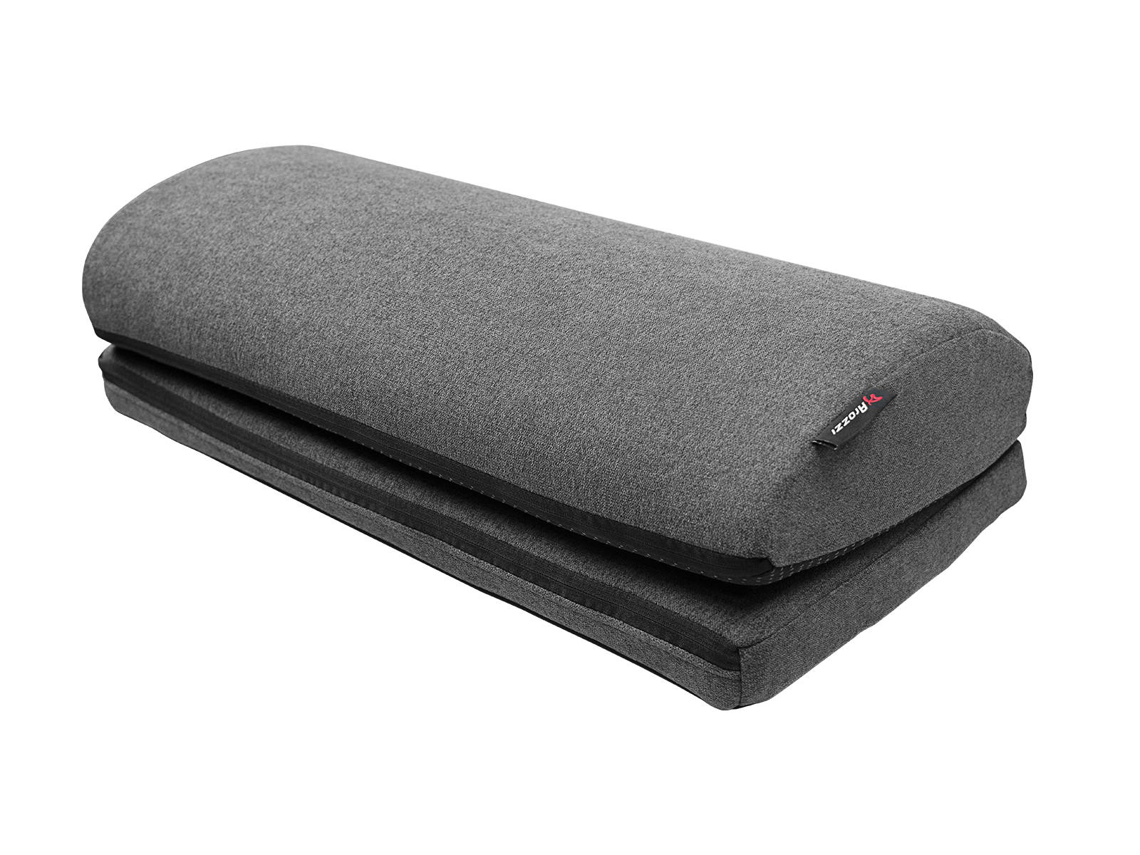 Arozzi - Soft Fabric Memory Foam Footrest - Dark Gray - Front_Zoom