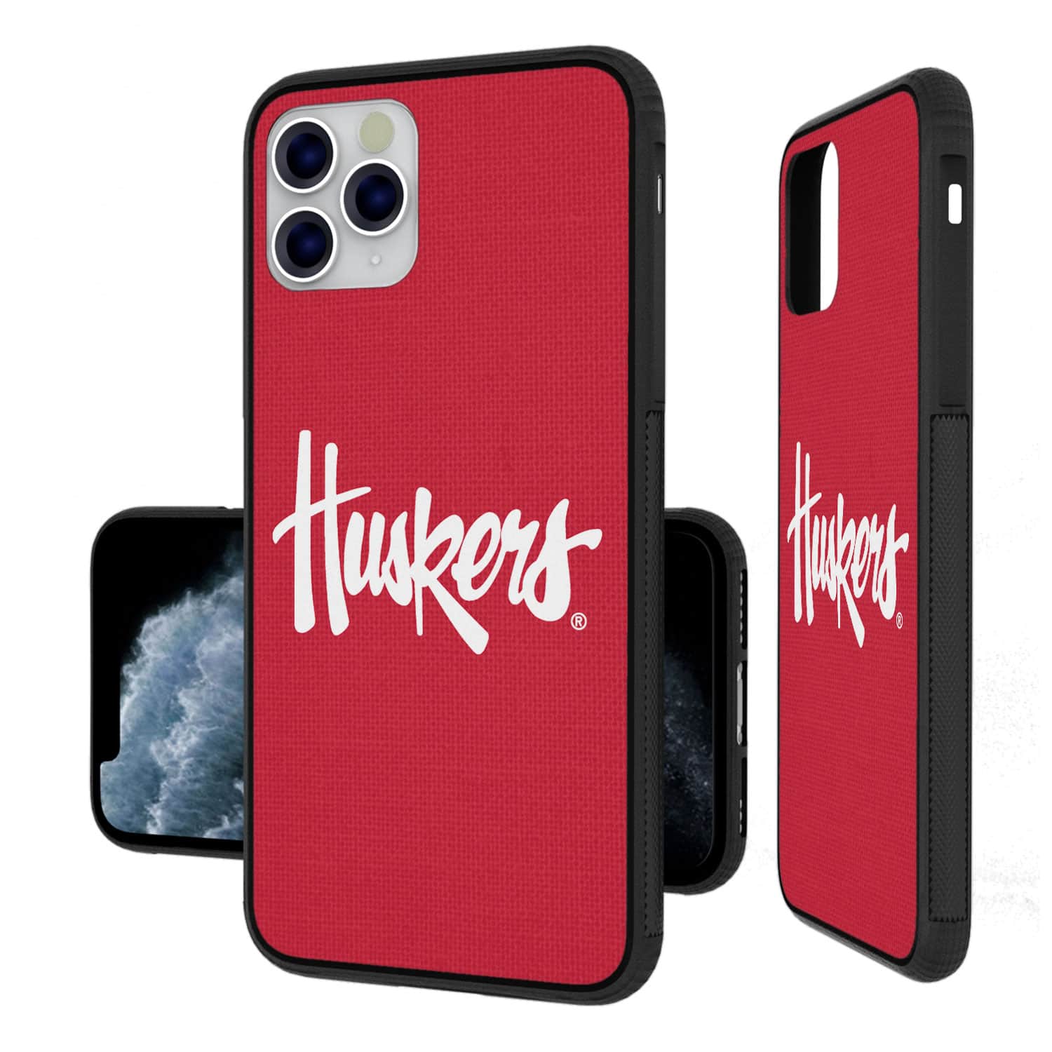 Keyscaper - Nebraska Huskers iPhone Solid Design Bump Case - 14 Pro Max - Multicolor