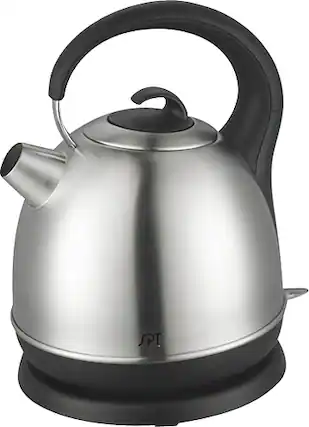 Angle. SPT - 1.7L Cordless Electric Kettle - Stainless-Steel.