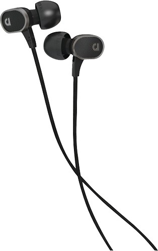 Angle Standard. Audiofly - AF78 Earbud Headphones with Microphone - Marque Black.