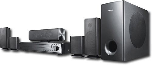 Best Buy: Samsung 800W 5.1-Ch. Home Theater System w/P.-Scan 5-Disc  DVD/CD/MP3 Player HT-HDP40