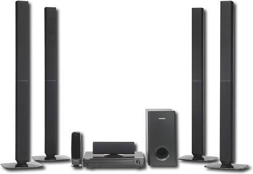 hoek Achtervolging Interessant Best Buy: Samsung 1200W XM-Ready 5.1-Ch. Home Theater System with 5-Disc  Upconvert DVD Player HT-TZ515T