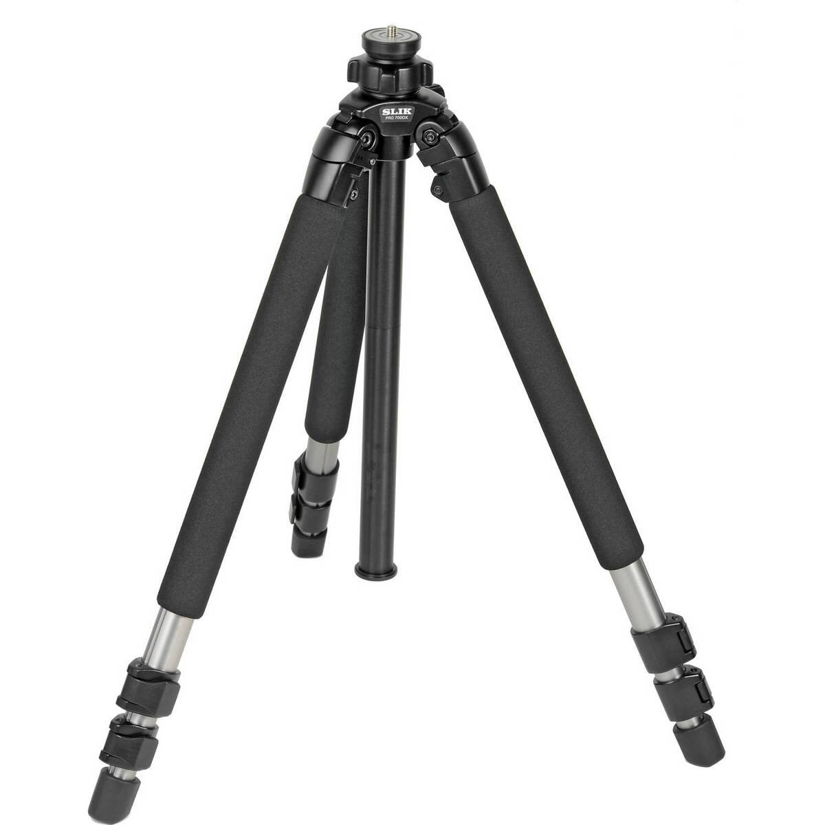 Alt View 1. Slik - Slik PRO 700 DX 3-Section Aluminum Tripod Legs, Titanium Finish.