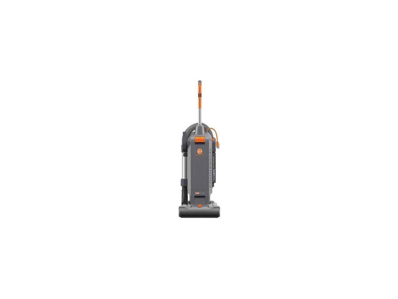Front. Hoover - HOOVER CH54113 Commercial Upright Vacuum,19 lb.,120 V G0463788 - Gray/Orange.