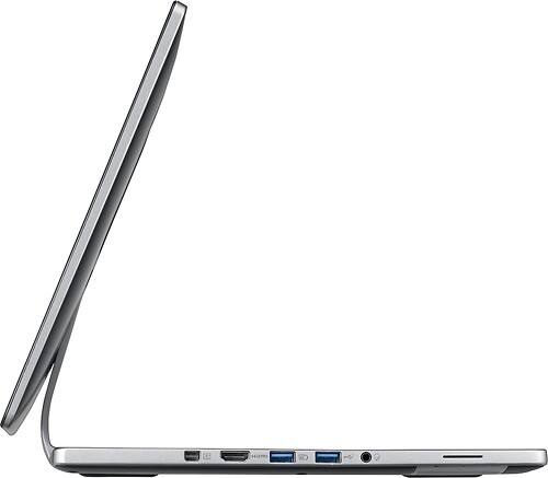 Alt View Standard 4. Acer - Aspire 2-in-1 15.6" Touch-Screen Laptop - Intel Core i5 - 6GB Memory - 500GB Hard Drive - Silver.