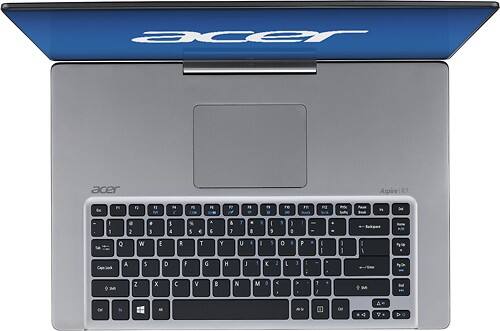 Alt View Standard 8. Acer - Aspire 2-in-1 15.6" Touch-Screen Laptop - Intel Core i5 - 6GB Memory - 500GB Hard Drive - Silver.