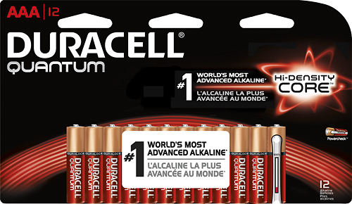 Duracell Qu2400b8z 2400 Series Quantum AAA Batteries for sale online 