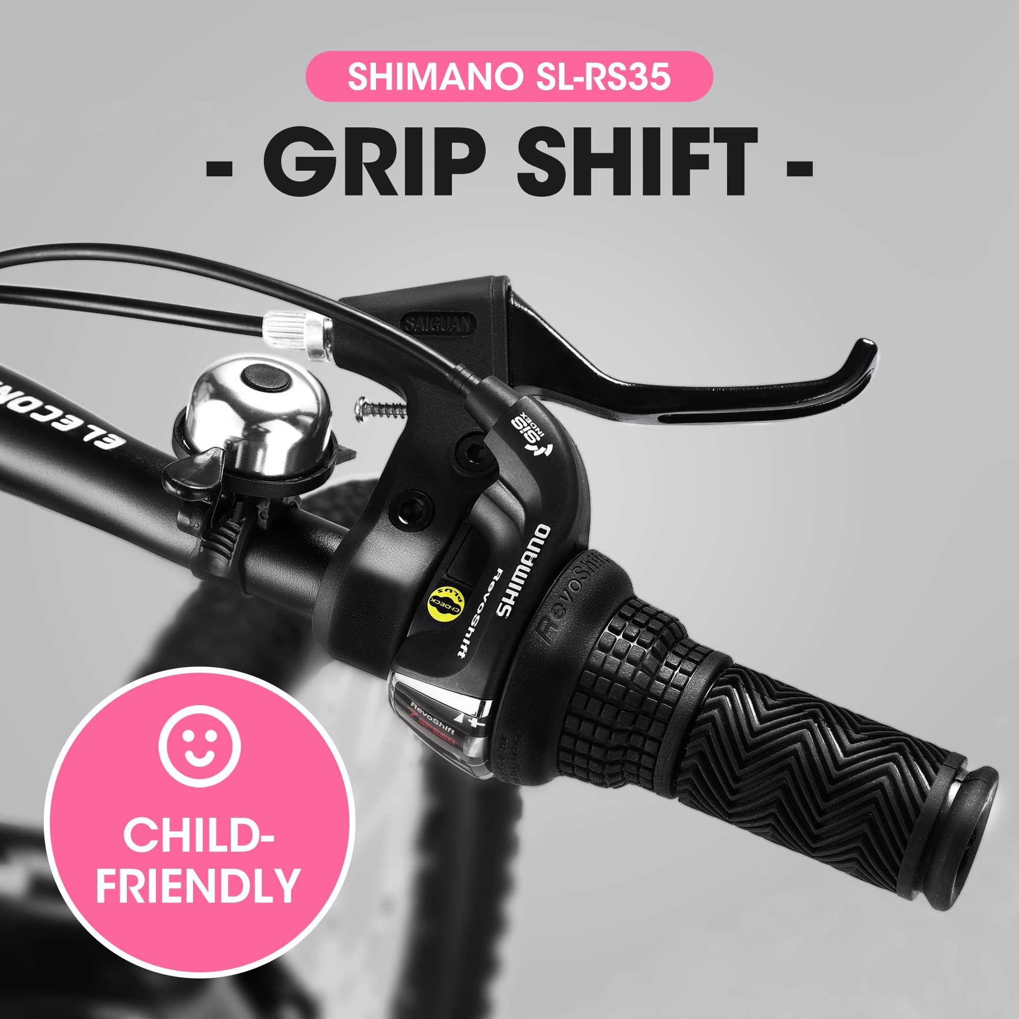 SHIMANO SL-RS35  
- GRIP SHIFT -  
CHILD-FRIENDLY