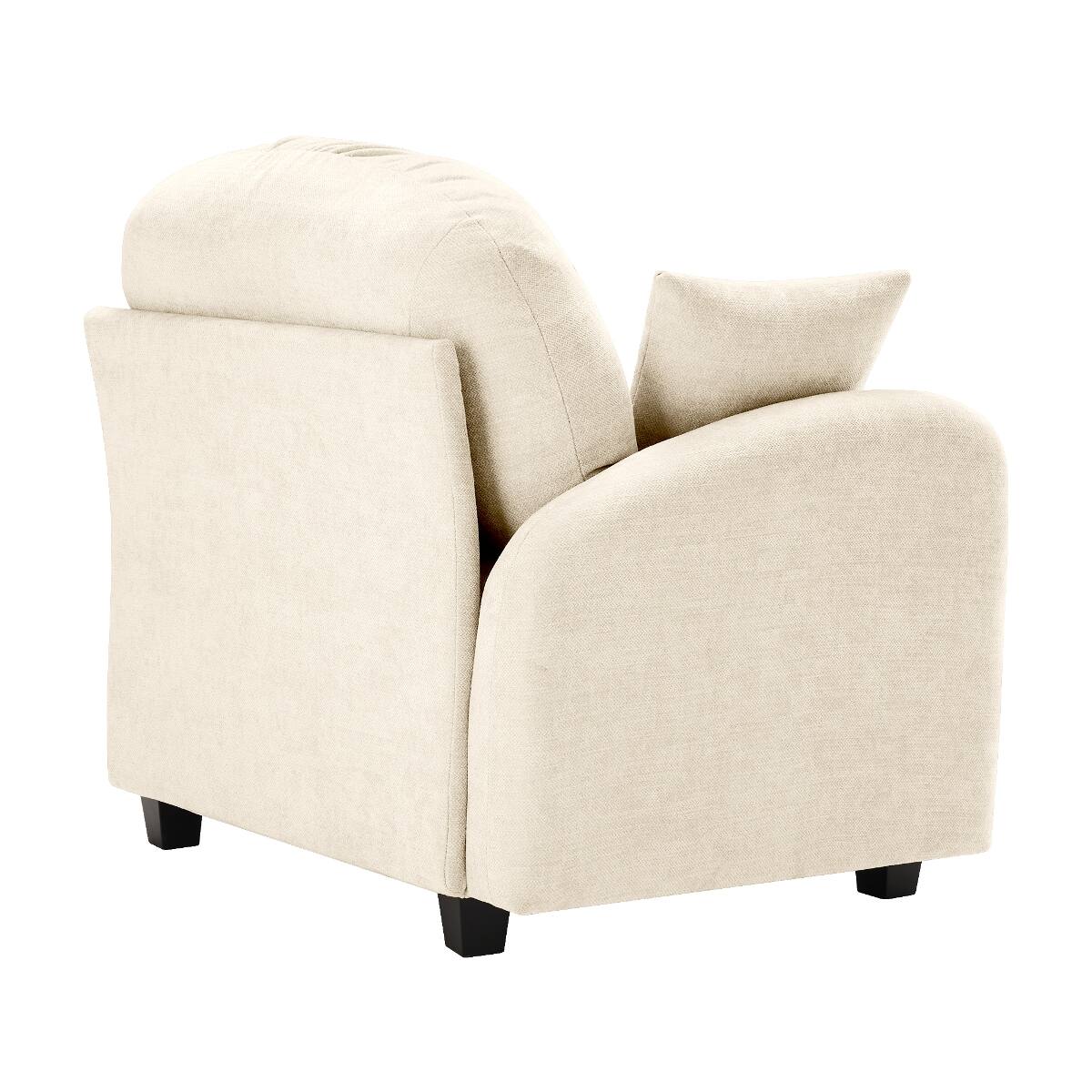 Left. Ropilly - Ropilly Beige Chenille Modular Sofa Single Seat Sectional Sofa for Small Space Lounge - Beige.