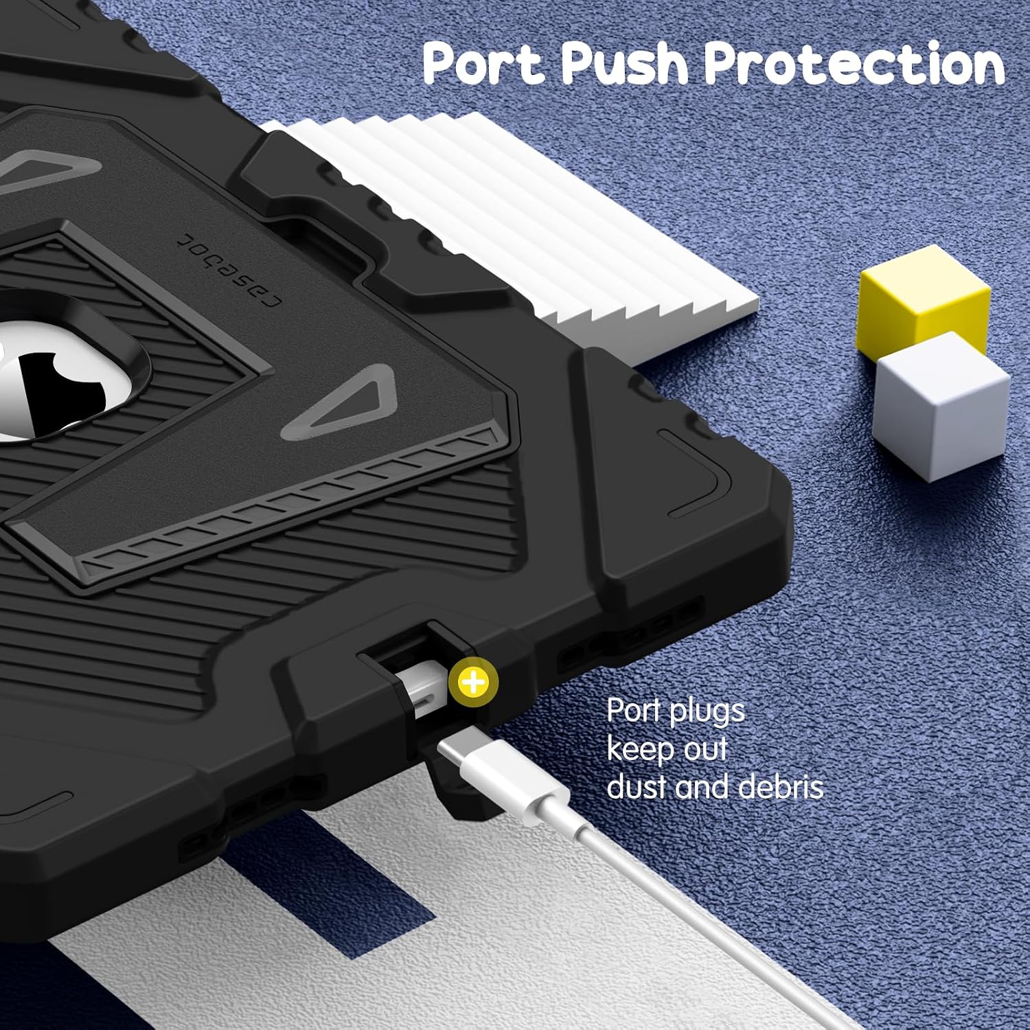 Port Push Protection  
Port plugs keep out dust and debris