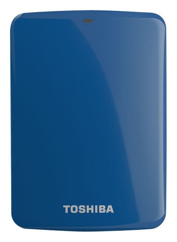  Toshiba - Canvio Connect 1.5TB External USB 3.0 Portable Hard Drive - Blue