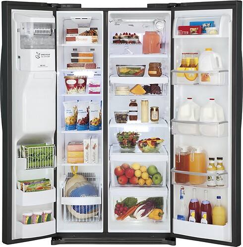 Customer Reviews: LG 26.6 Cu. Ft. Side-by-Side Refrigerator with Thru ...