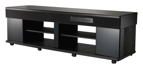 Front Standard. IGO Audio - Home Theater Rack System with Built-in Speakers for Flat-Panel TVs Up to 70".