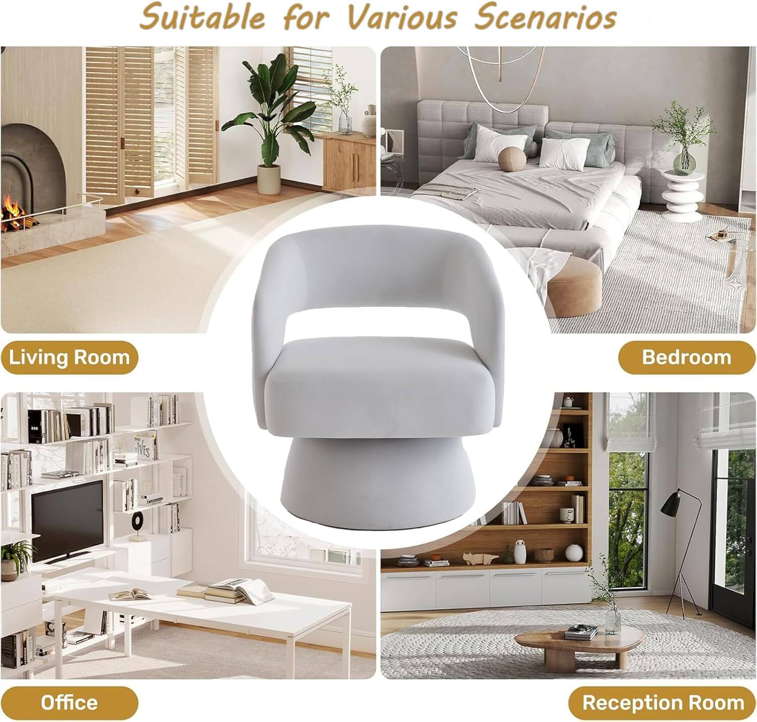 Suitable for Various Scenarios

Living Room

Bedroom

Office

Reception Room