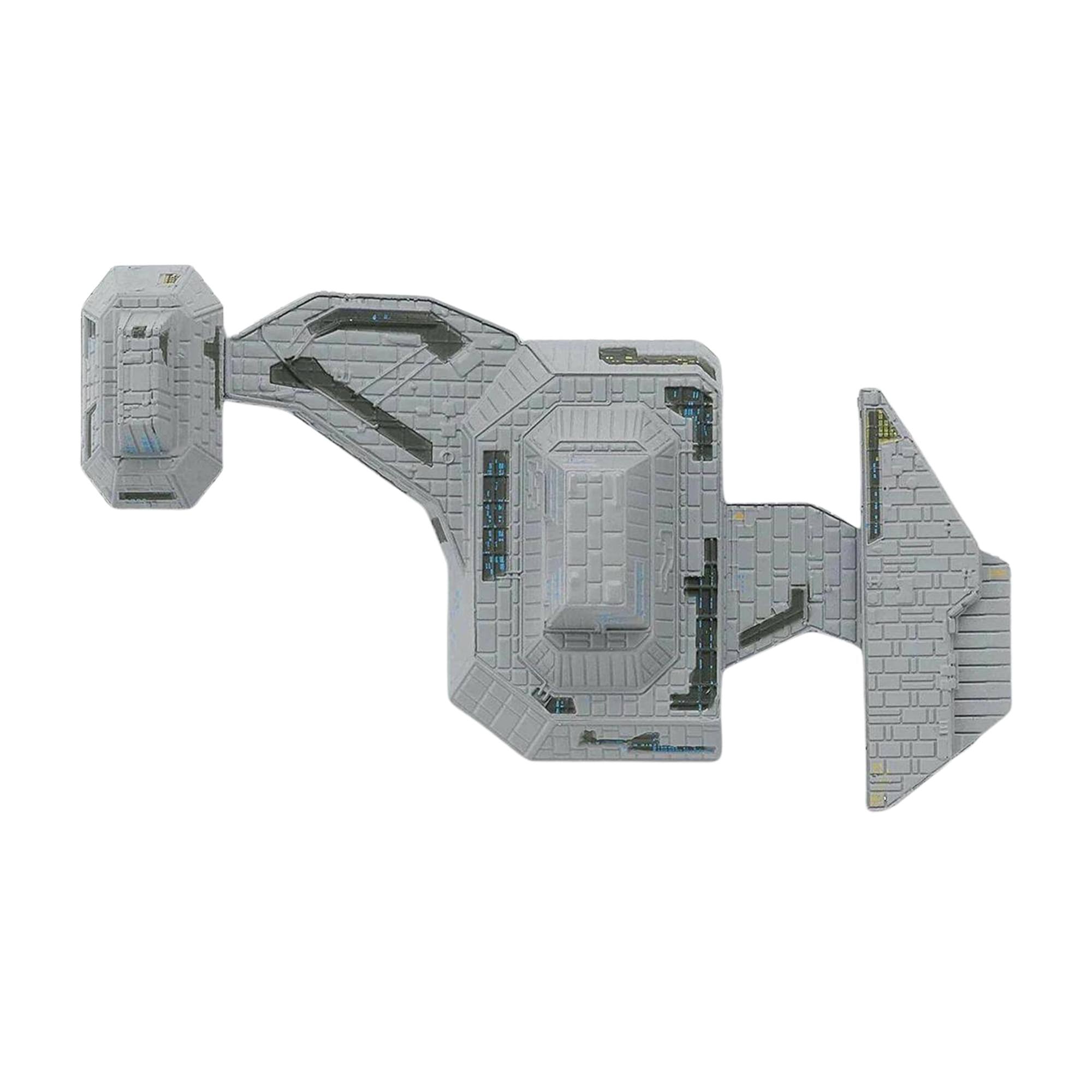 Alt View 5. Eaglemoss - Eaglemoss Star Trek Starship Replica | Regade Borg Ship - Black.