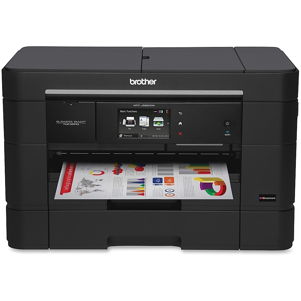 Brother Business Smart Inkjet Printer Color Paper Print Desktop MFC-J5920DW - Best Buy