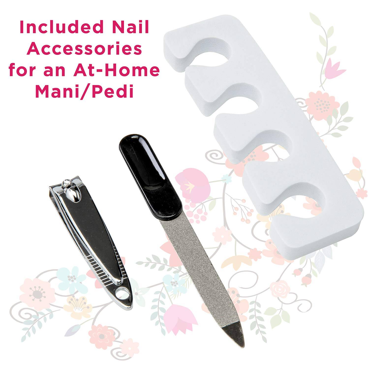 Included Nail Accessories for an At-Home Mani/Pedi