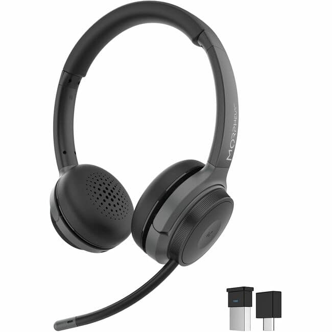 Morpheus 360 - Advantage Stereo Wireless UC Headset with Boom Microphone HS6500SBT - Bluetooth Headphones - 32 Ohm - 20 Hz - Unknown