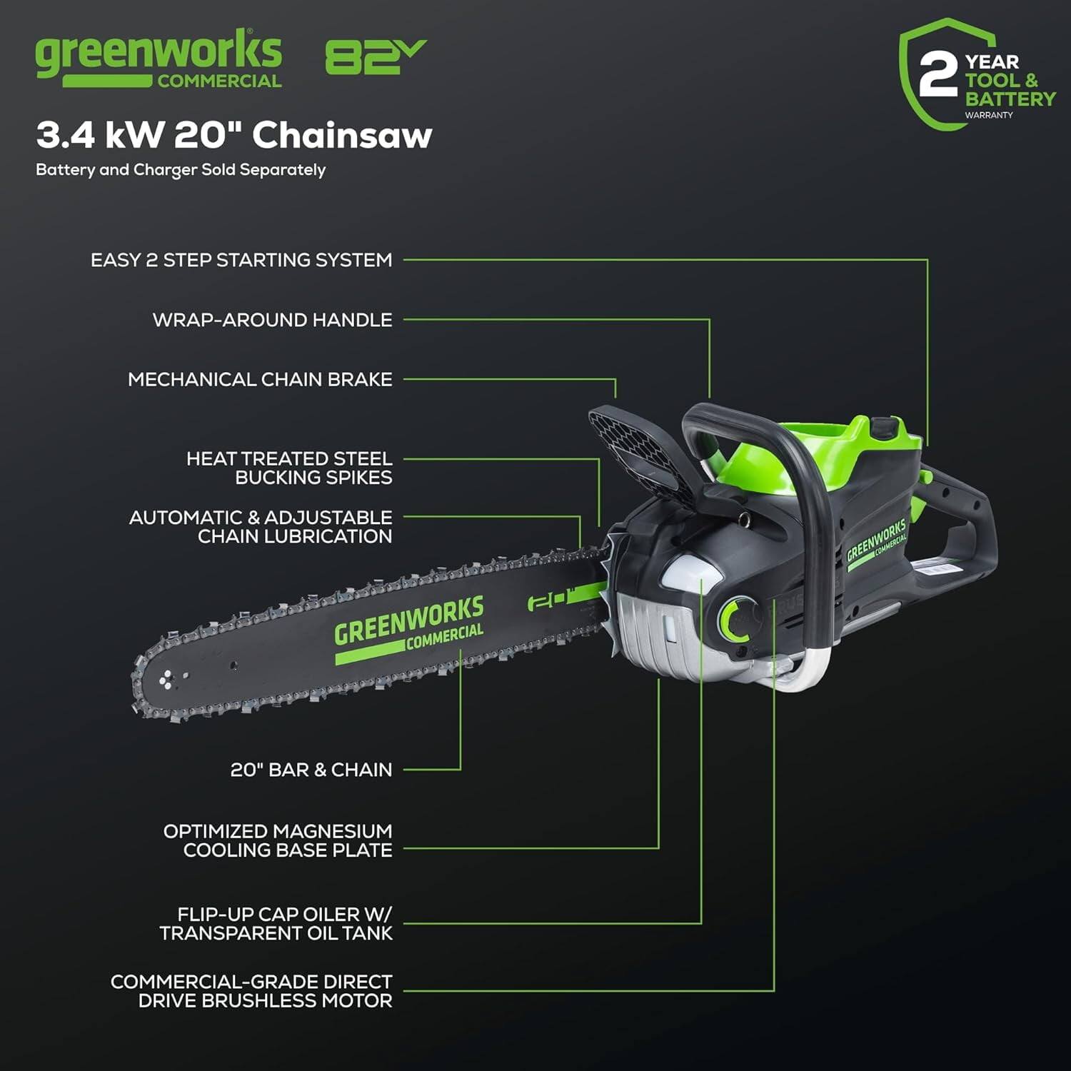 Greenworks Commercial 82V 20